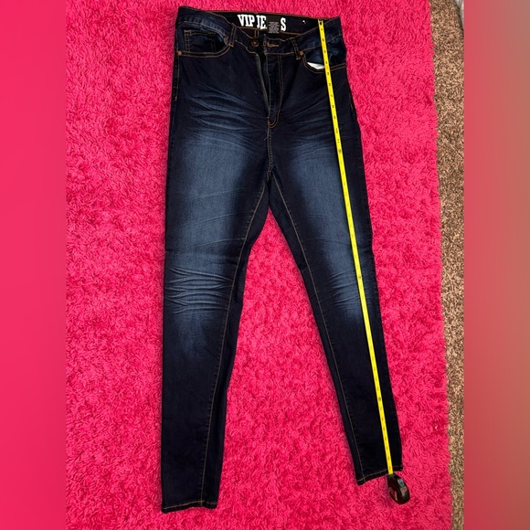 VIP Midnight Blue Skinny Men's Jeans - Picture 1 of 4